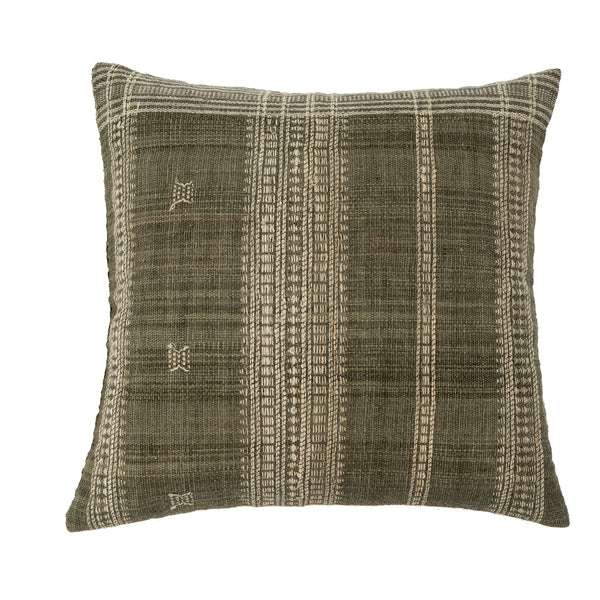 Handloom Wool Pillow - Grey Brown (Two Sizes Available)