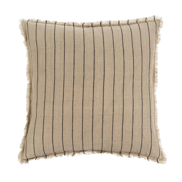 Striped Fringe Pillow - 20" x 20"