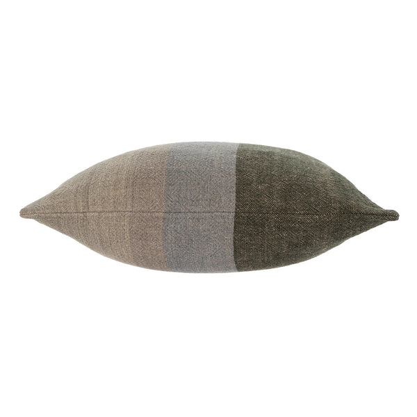 Colour Block Linen Pillow - 20" x 20"