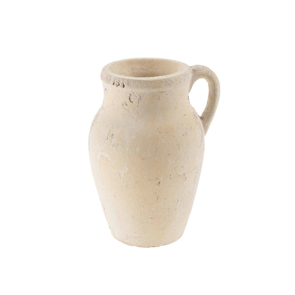 Rhodes Pitcher Vase - Cream