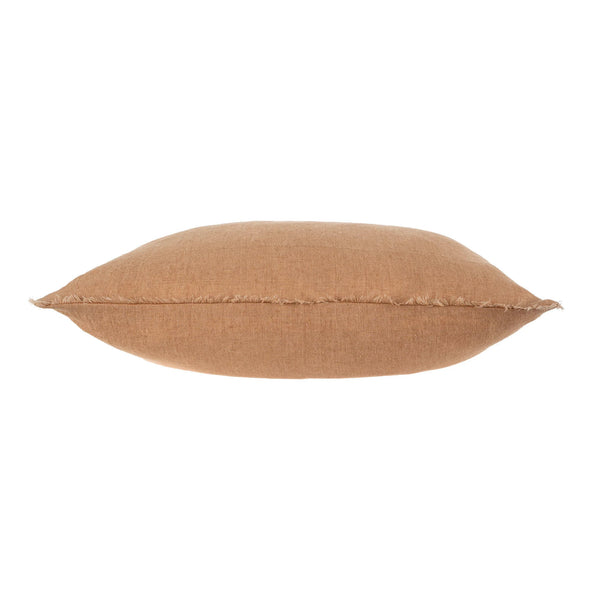 Lina Linen Pillow - Terracotta (16" x 24")