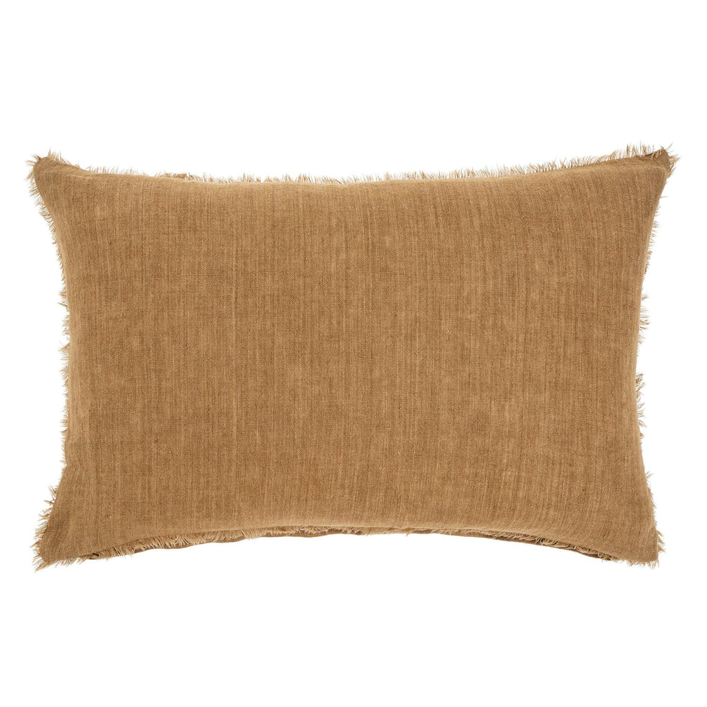 Lina Linen Pillow - Cinnamon (Three Sizes Available)