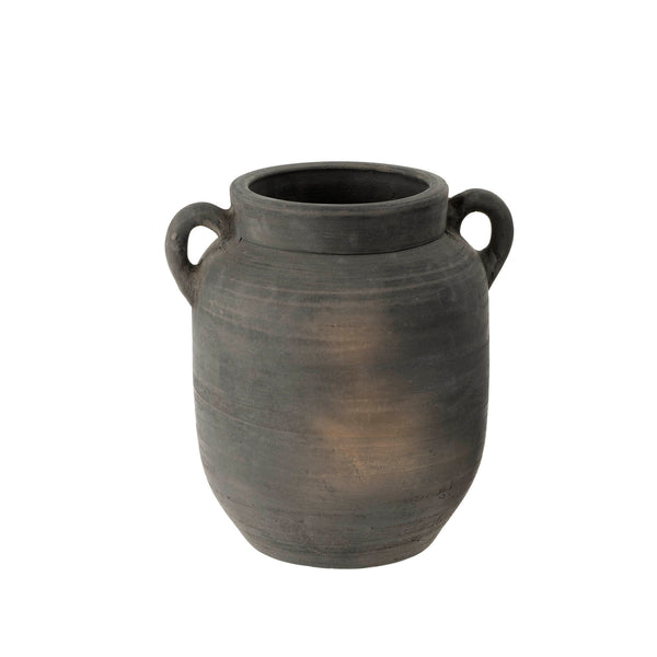 Burnt Terracotta Vase (Two Sizes Available)