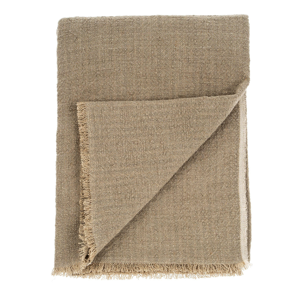 Slub Linen Throw - Natural