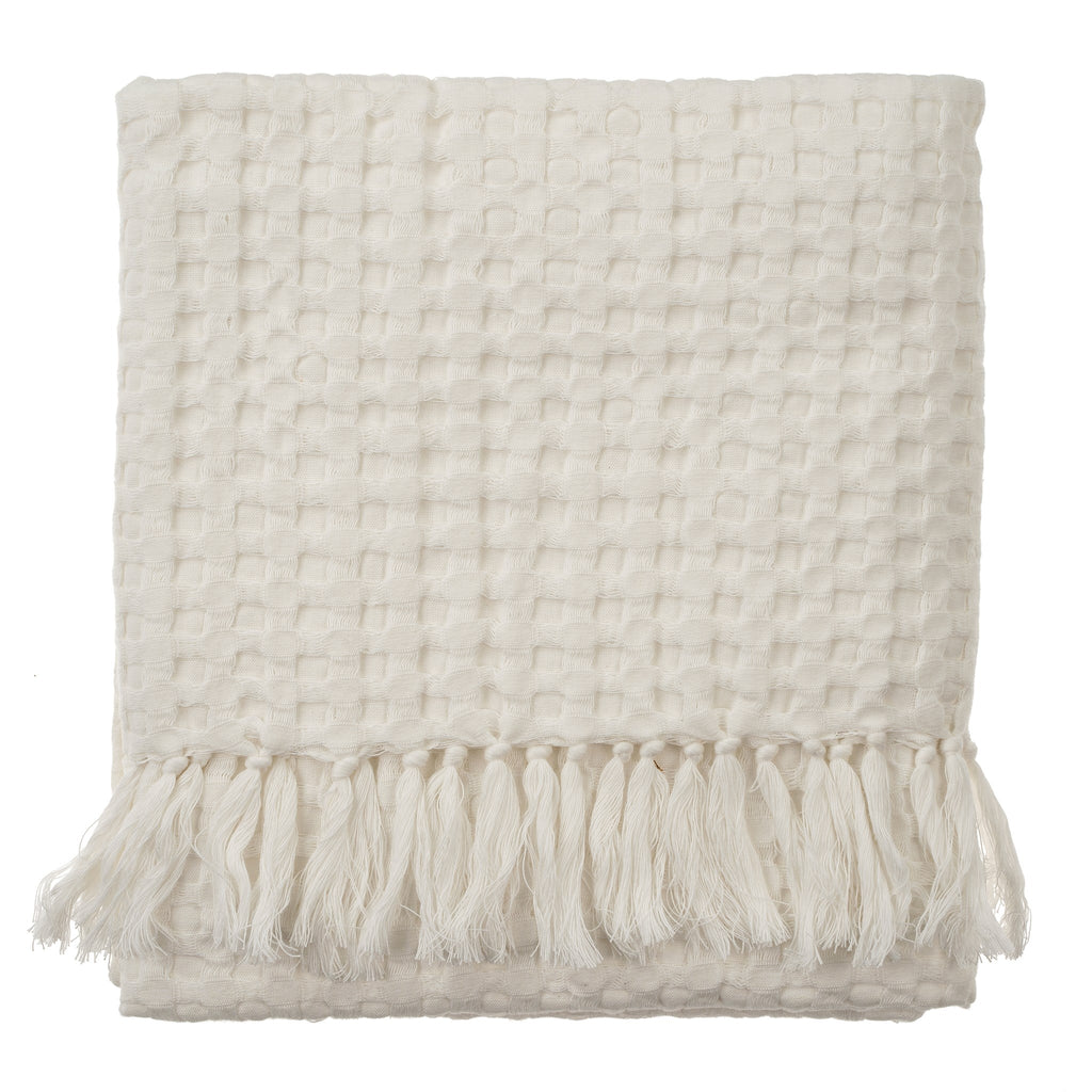 Honeycomb Bath Towel - Ivory