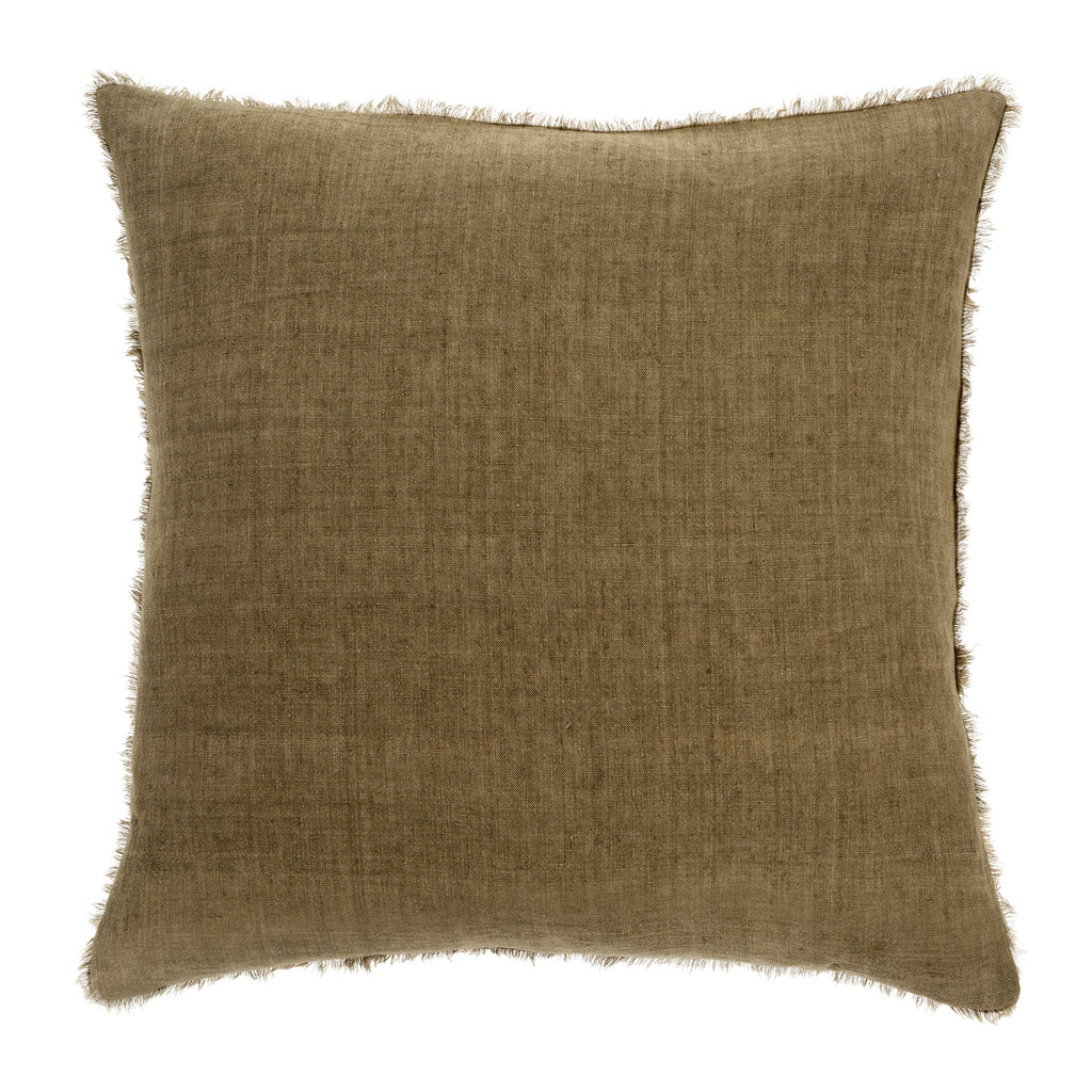 Lina Linen Pillow - Fennel (Two Sizes Available)