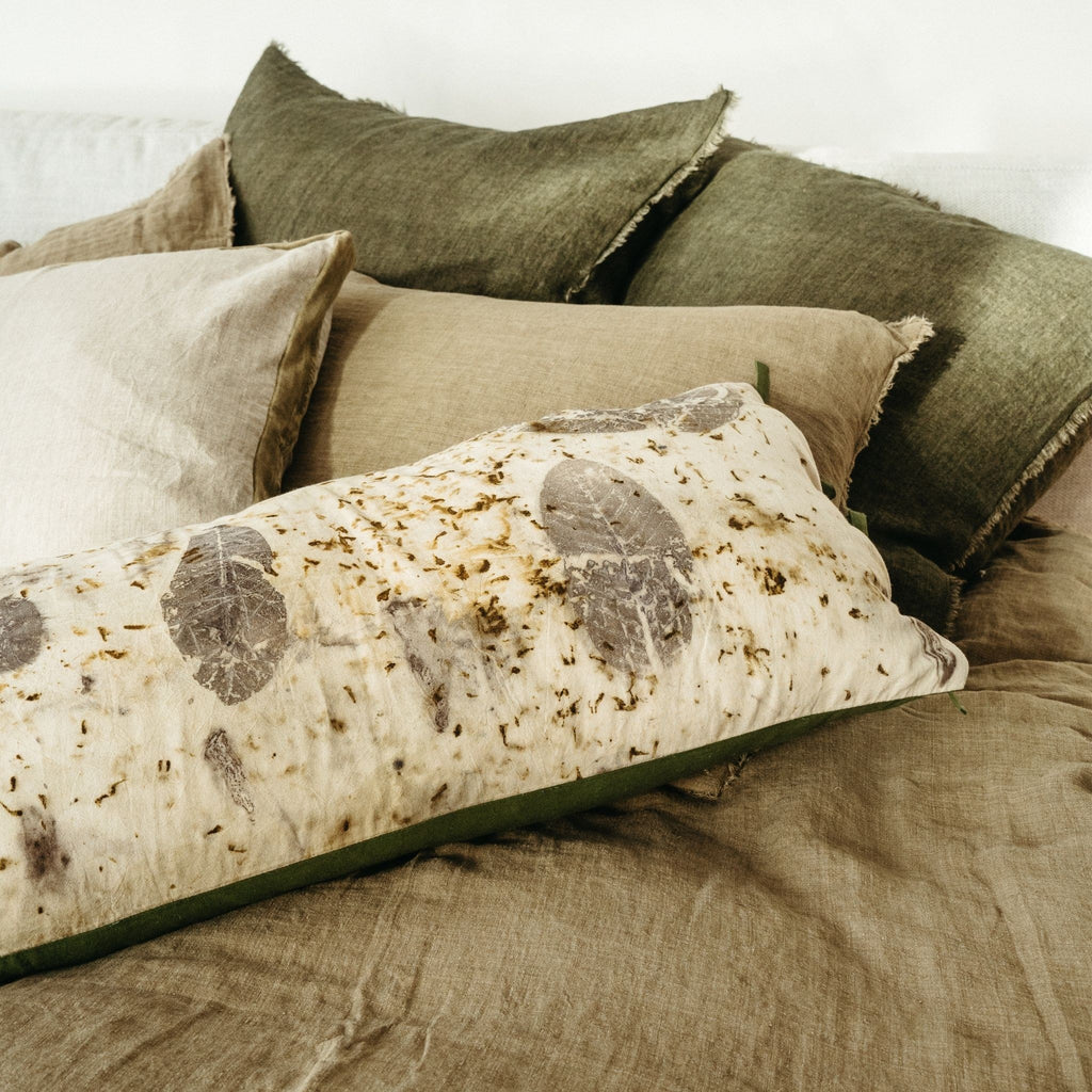 Lina Linen Pillow - Avocado (Two Sizes Available)