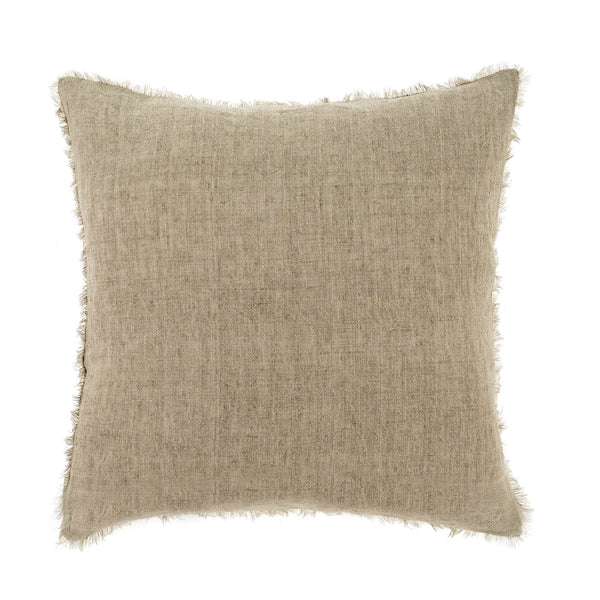 Lina Linen Pillow - Almond (Two Sizes Available)