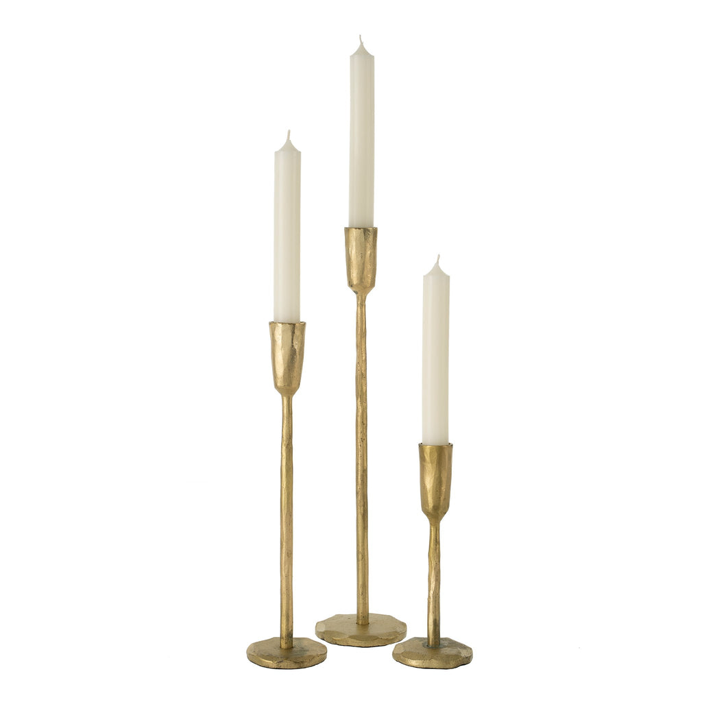 Luna Gold Candlesticks - Gold (Three Sizes Available)