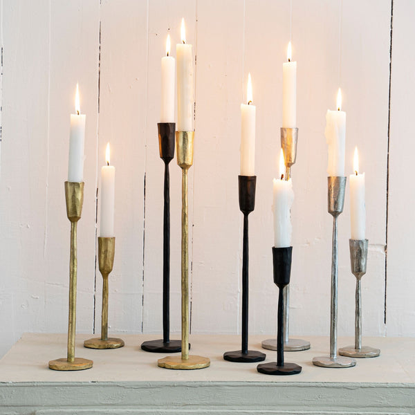 Luna Gold Candlesticks (Three Sizes Available)