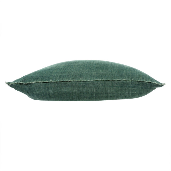 Lina Linen Pillow - Celeste Green