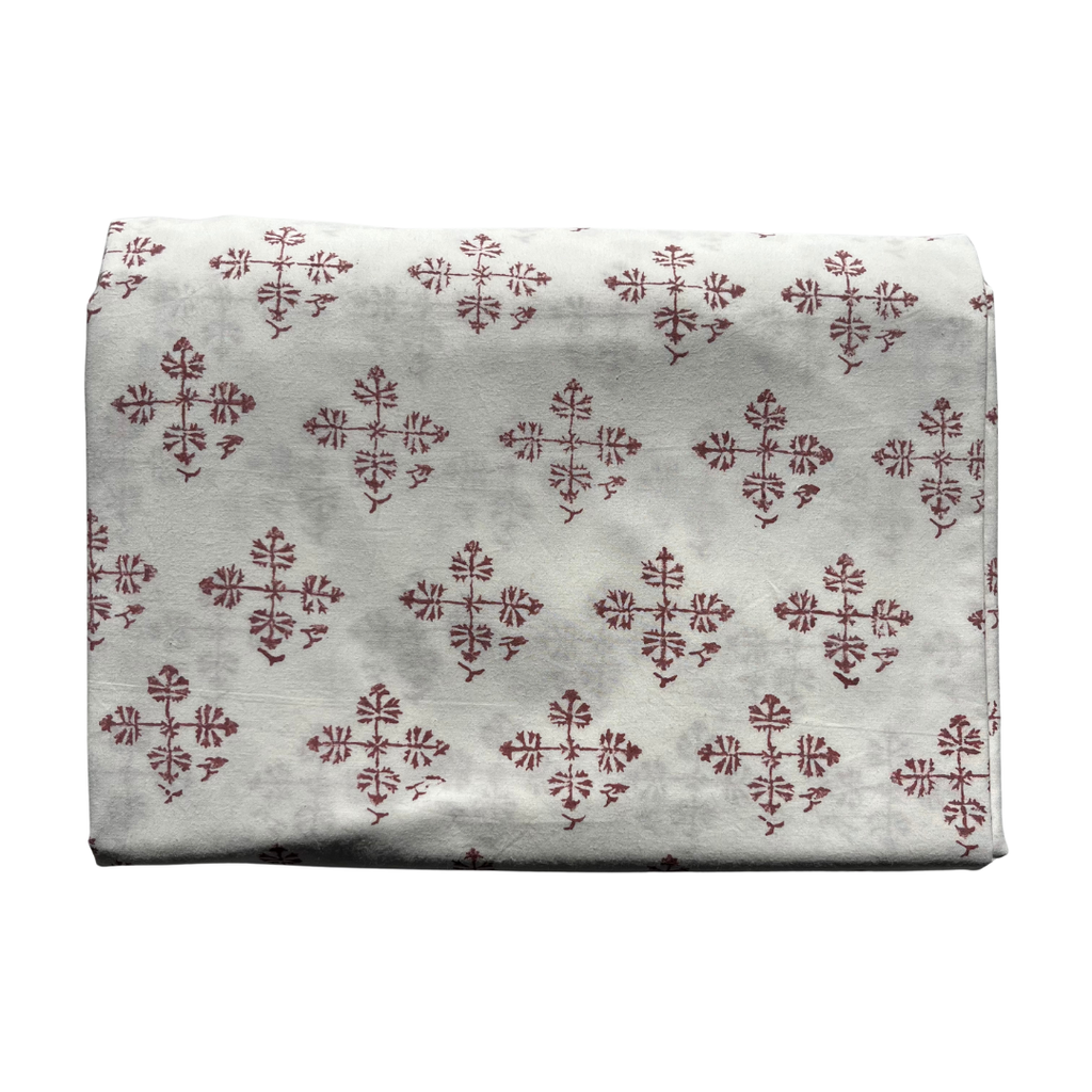Sequim Fitted Sheet - Rose (Two Sizes Available)