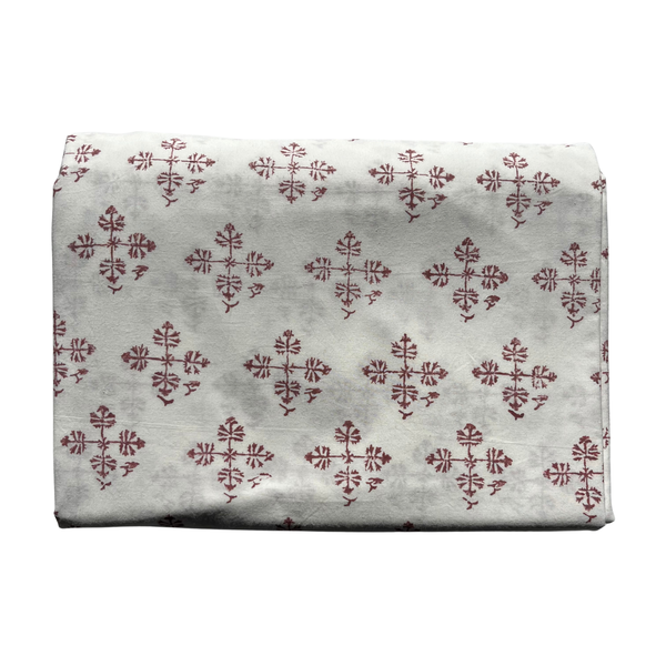 Sequim Fitted Sheet - Rose (Two Sizes Available)