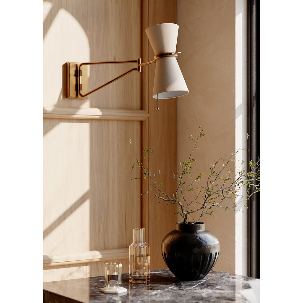 Gable Swing Arm Sconce (Three Colours Available)
