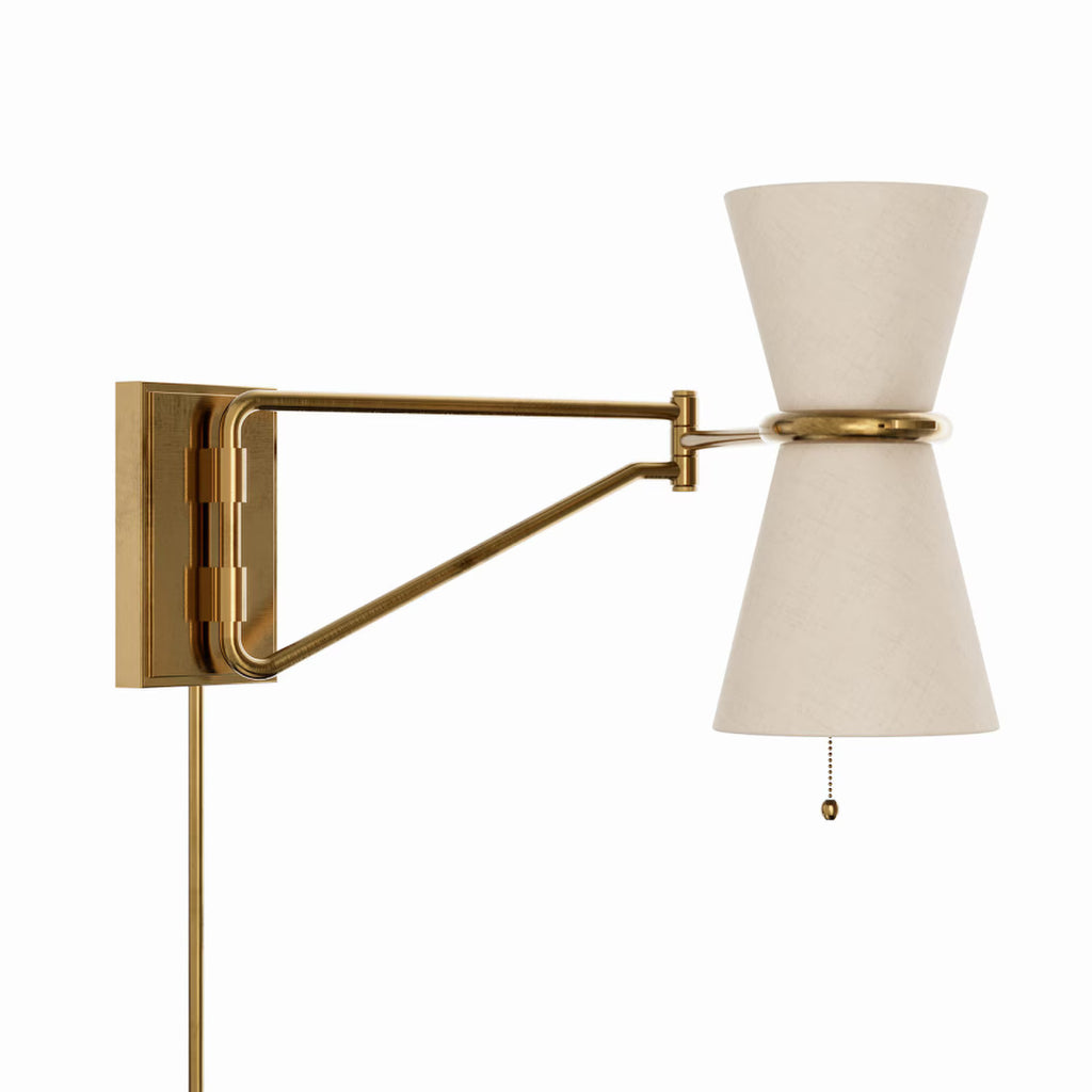 Gable Swing Arm Sconce (Three Colours Available)
