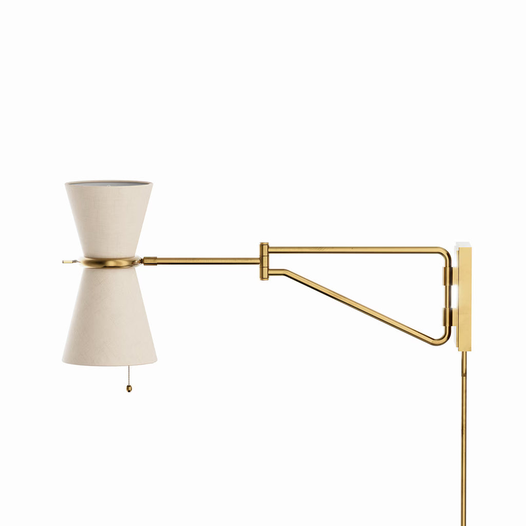 Gable Swing Arm Sconce (Three Colours Available)