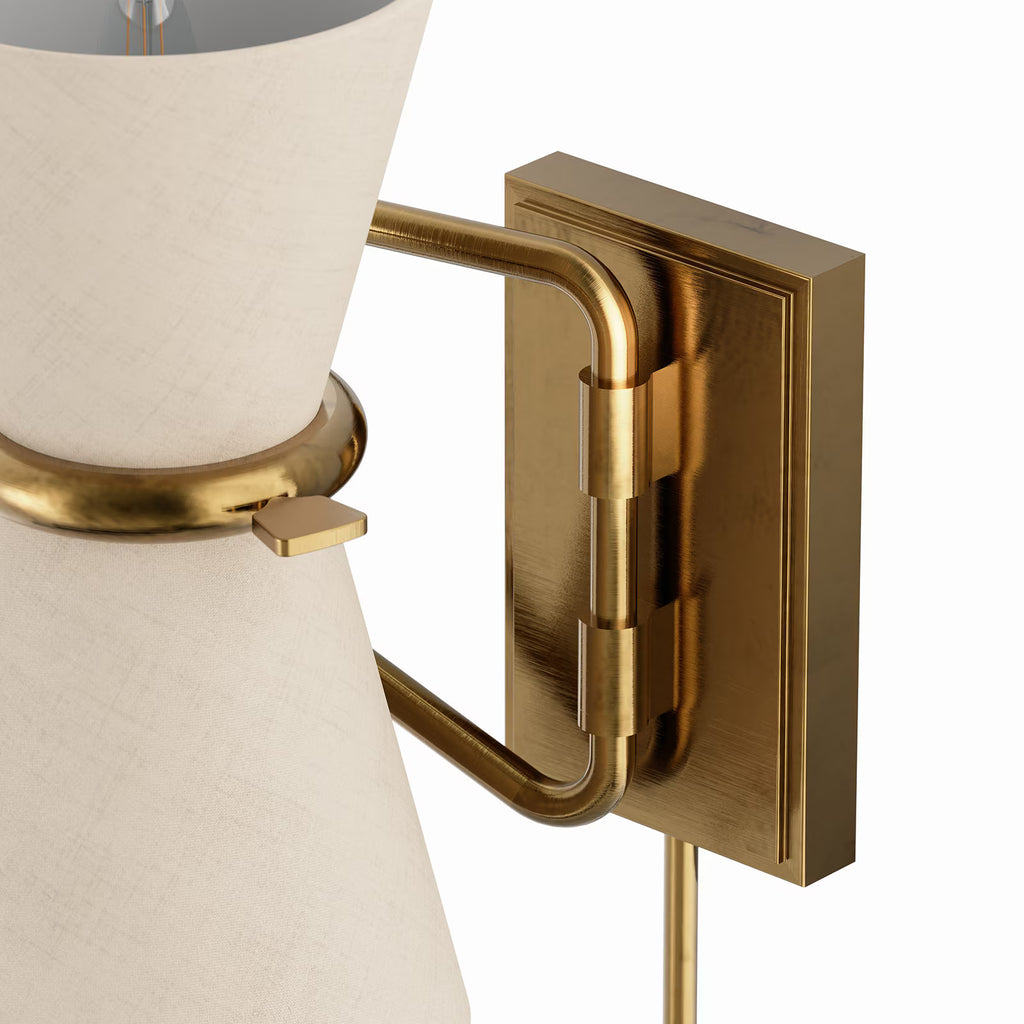 Gable Swing Arm Sconce (Three Colours Available)