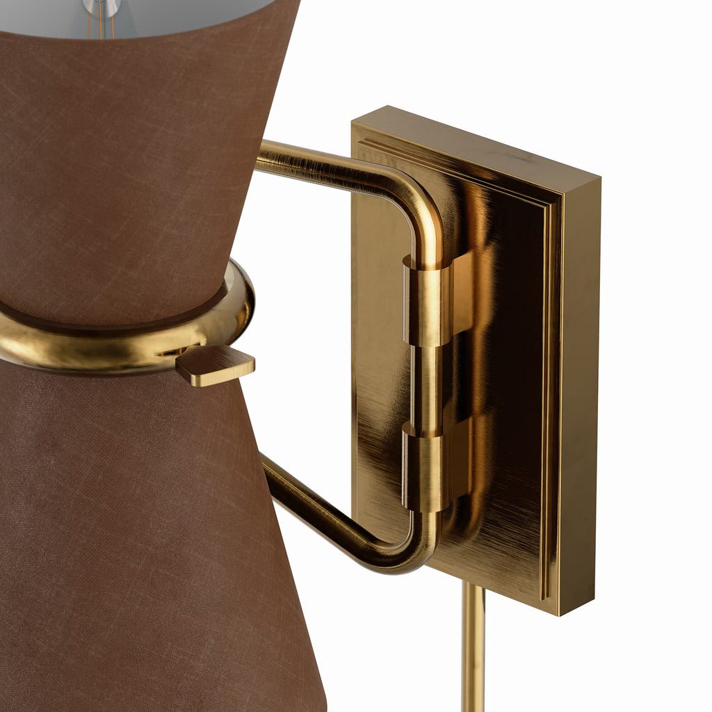 Gable Swing Arm Sconce (Three Colours Available)