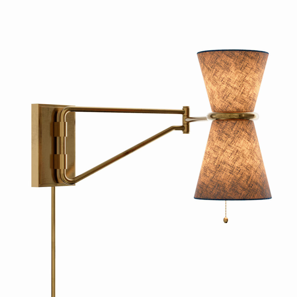 Gable Swing Arm Sconce (Three Colours Available)