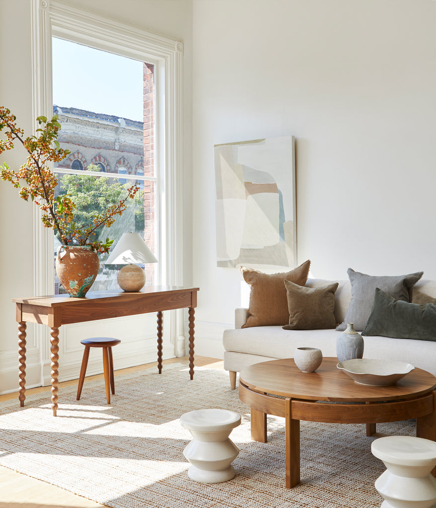 Bobbin Leg Console Table