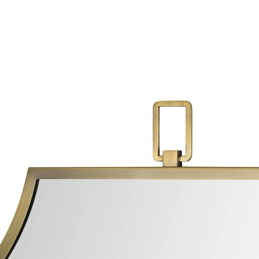 Beckett Mirror - Brass