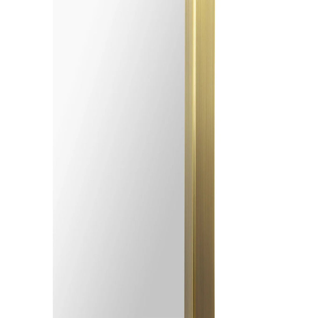 Beckett Mirror - Brass