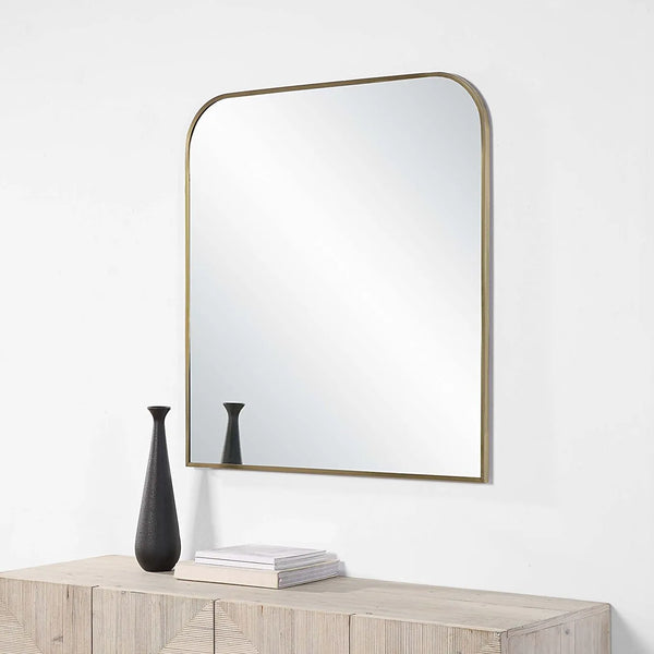 Hugh Mirror - Brass