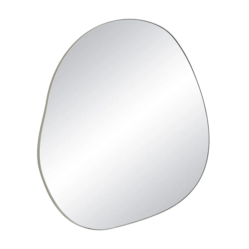 Pebble Mirror - Brushed Nickel