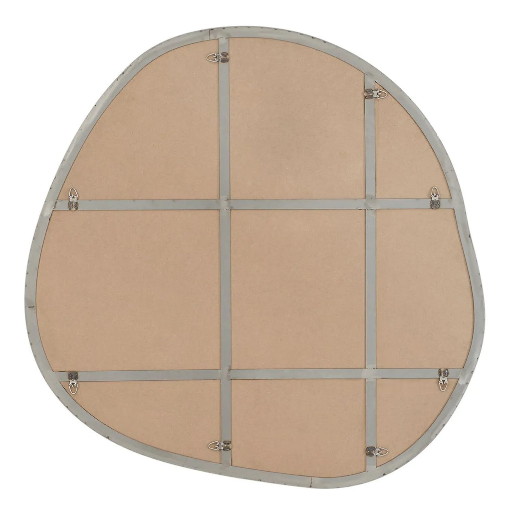 Pebble Mirror - Brushed Nickel