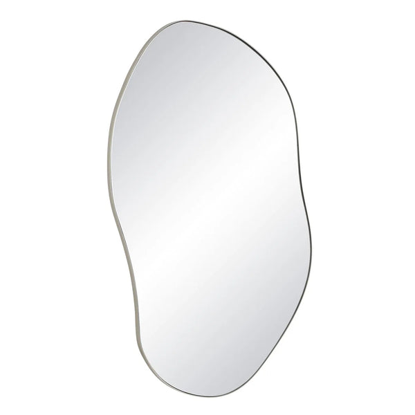 Nova Oval Mirror - Brushed Nickel