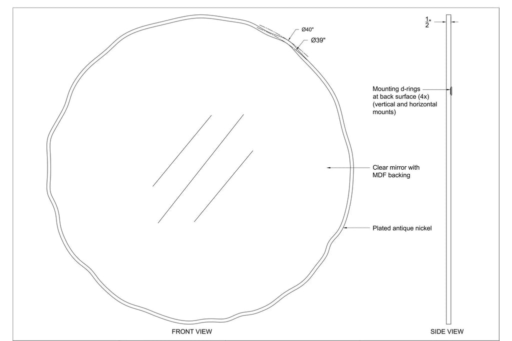 Colina Mirror-40"