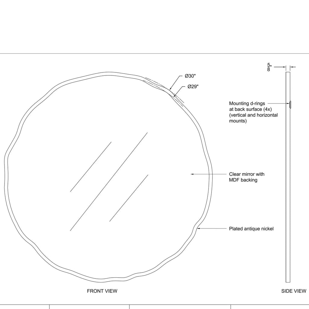 Colina Mirror-30"