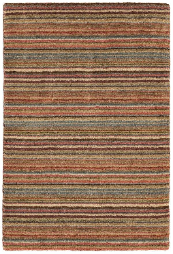 Dash & Albert - Brindle Stripe Hand Loom Knotted Wool Rug