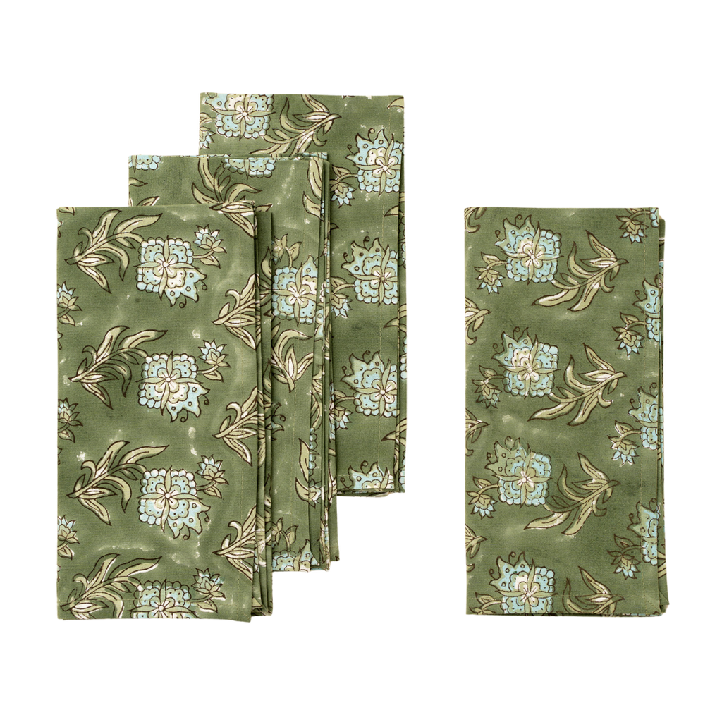 Elowen Block Print Napkins (Sold Individually)
