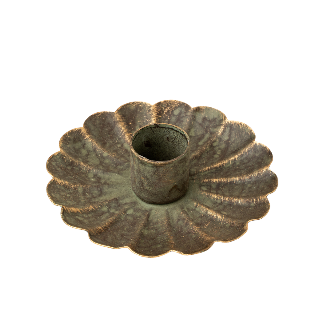 Scalloped Candle Holder
