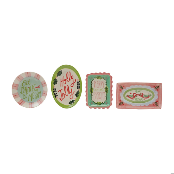 Holiday Stoneware Dishes (Four Styles Available)