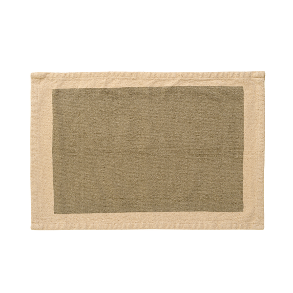 Canvas Placemats - Sage (Sold Individually)