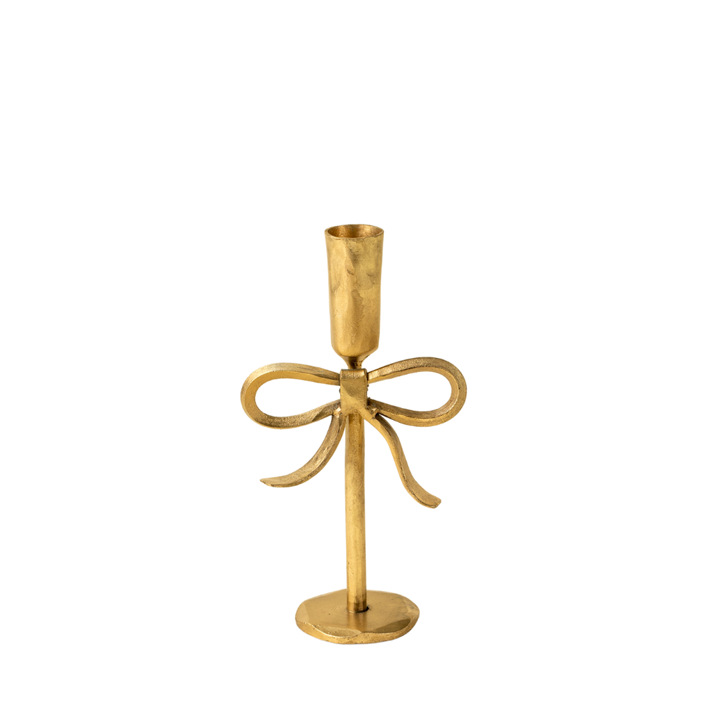 Bow Gold Candlesticks (Three Sizes Available)