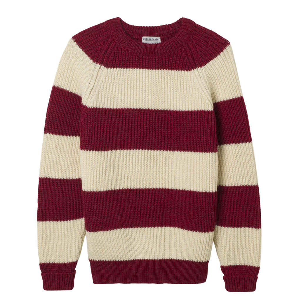 Made in Canada Wool Striped Sweater (Six Sizes Available)