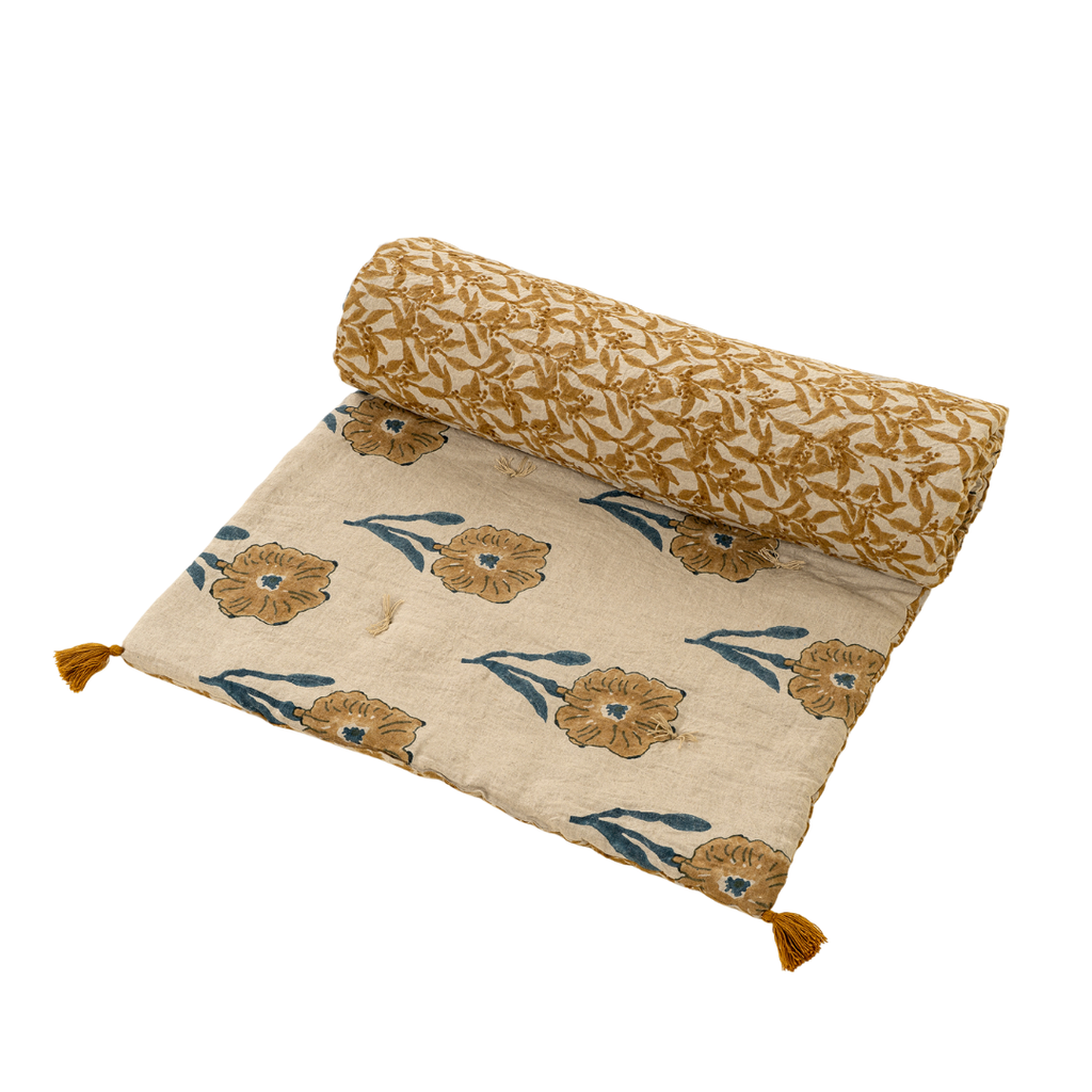 Floral Block Print French Mattress