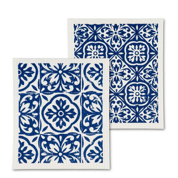Tile Print Dishcloths (Sold Individually)
