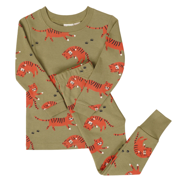 Parade Organics 'My Jammies' Organic Kids' Pajamas - Tigers