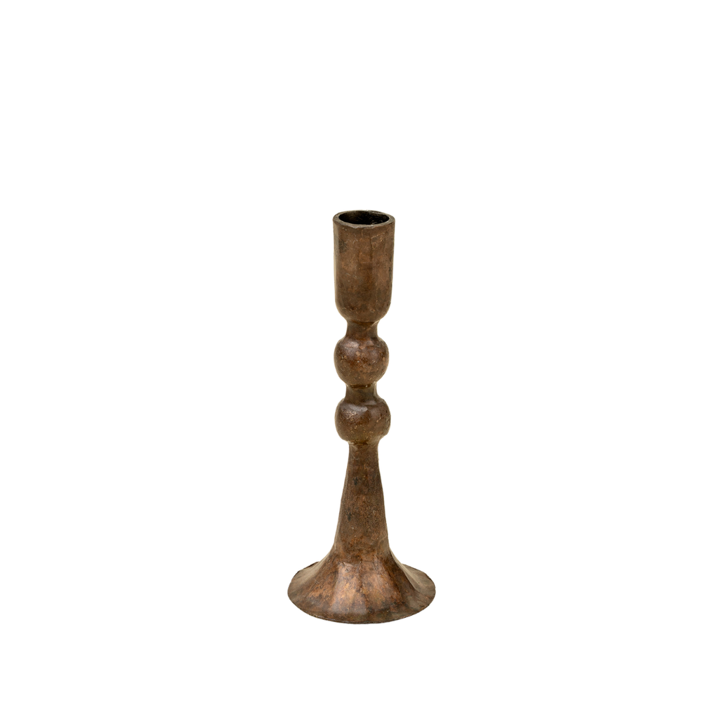 Caldera Tarnished Copper Candlesticks  (Two Sizes Available)