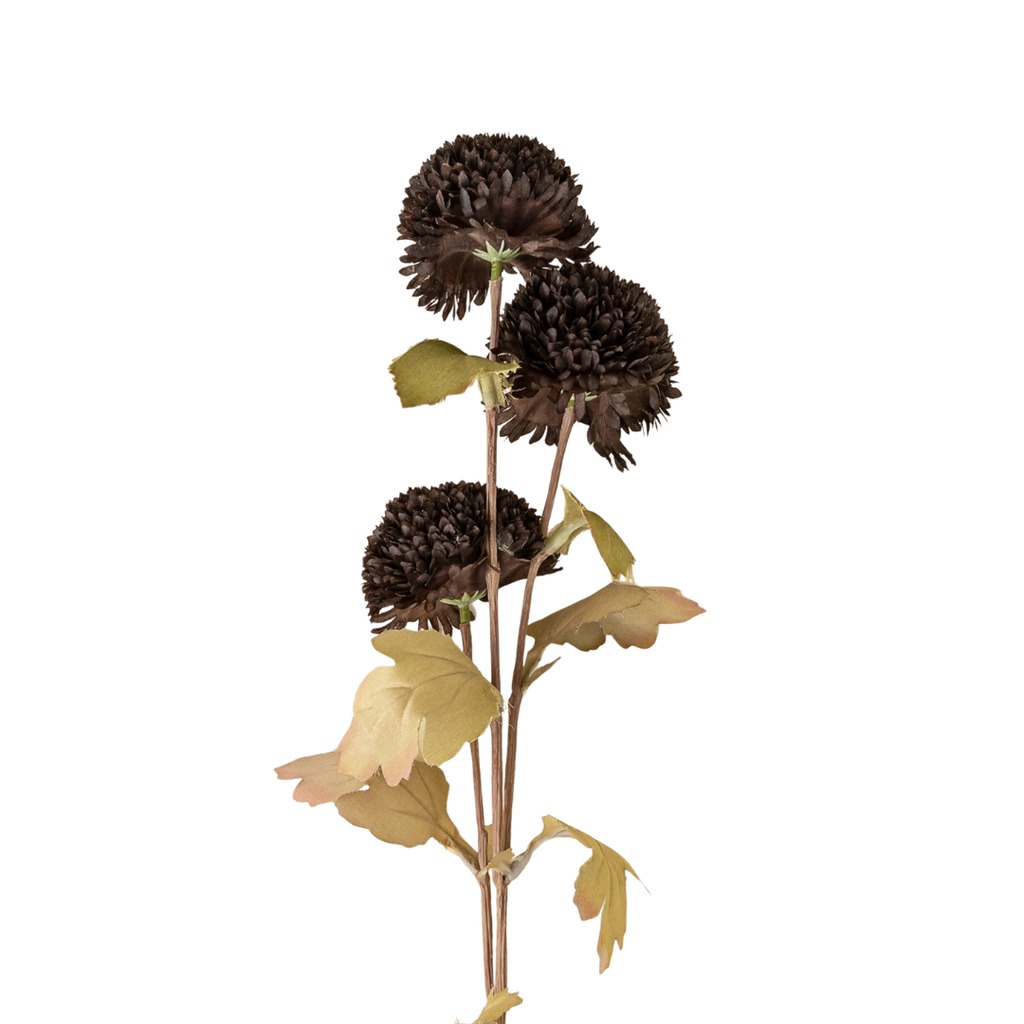 Pom Pom Floral Stem - 30"H