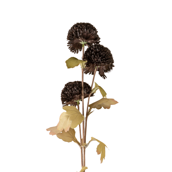 Pom Pom Floral Stem - 30"H