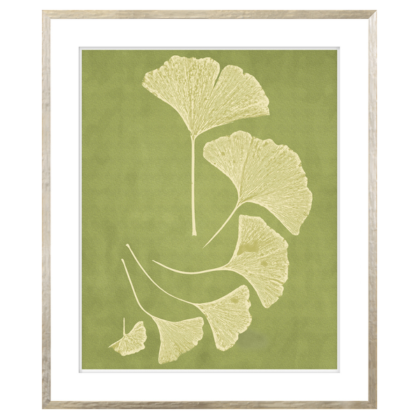 5 Ginkos - Chartreuse (Two Sizes Available)