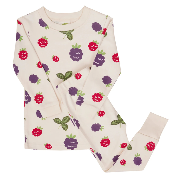 Parade Organics 'My Jammies' Organic Kids' Pajamas - Blackberries