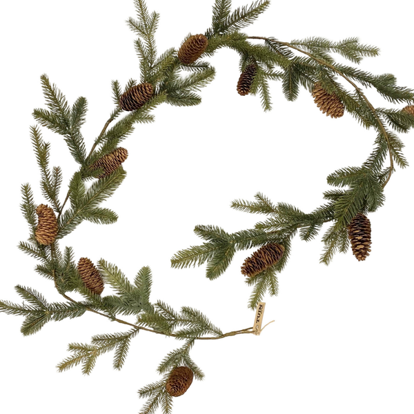 Noble Pinecone Garland - 6'