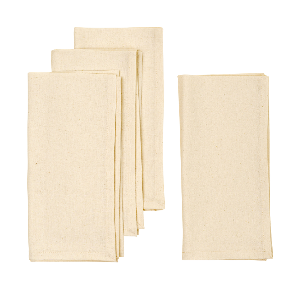 Calla Cotton Napkins - Ivory (Sold Individually)