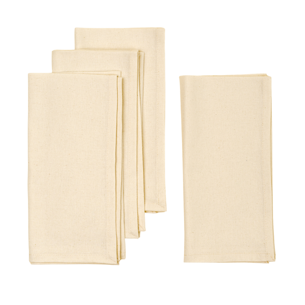 Calla Cotton Napkins - Ivory (Sold Individually)